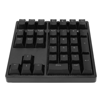 Number Pad, Mechanical 34 Keys USB C Wired Numeric Keypad with RGB Backlit, Blue Switches, Plug and Play for Laptop and Desktop (Black)