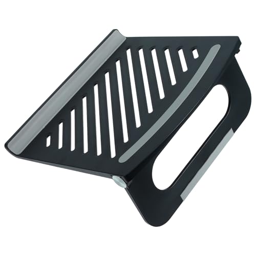 NUOBESTY Adjustable Multi-Angle Foldable Laptop Stand Ergonomic Ventilated Riser for Laptops Up to Stable Desktop Holder for Home Office Library Coffee Shop