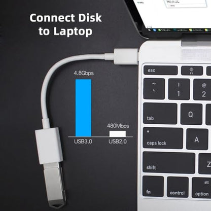 chenyang USB C to USB 3.0 Socket OTG Adapter for Laptop Tablet Phone Type-C Male to Type-A Female - style: USB3.0 1-in-1