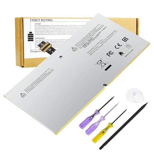 Fancy Buying G3HTA027H DYNR01 Laptop Battery Replacement for Microsoft Surface Pro4 Pro 4 1724 12.3 inch Tablet DYNRO1 G3HTA026H G3HTA027H (7.5V 38.2Wh 5087mAh) - size: 8.15*3.9*0.12inch