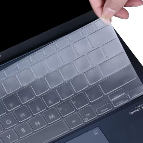 Ultra Thin Keyboard Cover for 2025 2024 ASUS ZenBook 14/ZenBook 14X UX3404 UX3405, ZenBook 14 Q425 Q415 Q410VA Q420 Q420VA, ZenBook Flip 14 OLED UP3404, ZenBook Pro UX6404 14 inch Laptop US Layout