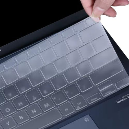 Ultra Thin Keyboard Cover for 2025 2024 ASUS ZenBook 14/ZenBook 14X UX3404 UX3405, ZenBook 14 Q425 Q415 Q410VA Q420 Q420VA, ZenBook Flip 14 OLED UP3404, ZenBook Pro UX6404 14 inch Laptop US Layout