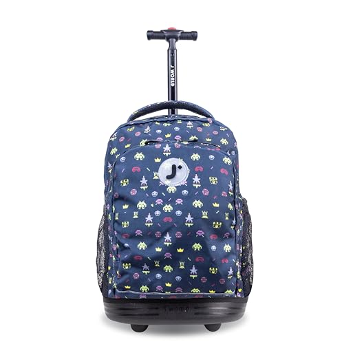 J World Sunny Rolling Backpack for Kids. Roller Bag With Wheels, Game - color: Game