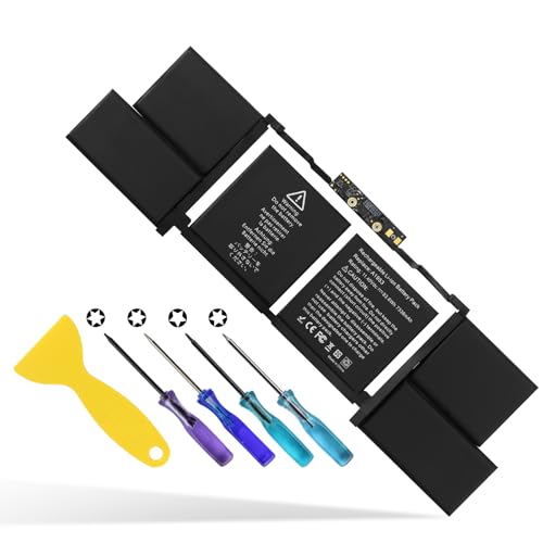ANTIEE A1953 A1990 Battery Replacement for MacBook Pro 15" Mid 2018 2019 EMC 3215 EMC 3359 Touch Bar MV902LL/A MV912LL/A MV922LL/A MV932LL/A MV942LL/A MV952LL/A MV962LL/A MV972LL/A MV902B/A MR962LL/A - size: 11.4*0.5*0.16inch A1953