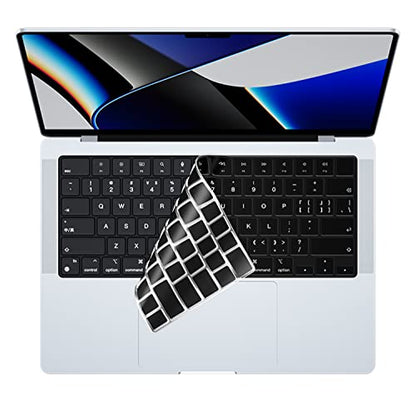 Se7enline for MacBook Pro 14 inch Case 2026-2021 M5 M4 M3 M2,Black | 2 in 1 Matte Hard Shell Laptop Case with Keyboard Cover Anti-Scratch Heat Dissipation Full Port Access Slim Lightweight - color: Black