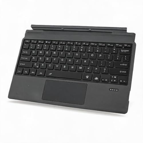 Yoidesu OEM Replacement Palmrest Keyboard with Touchpad for Latitude 7320 7310 Detachable Tablet, Magnetic Hinge, Backlit Keys, Compatible with K19M