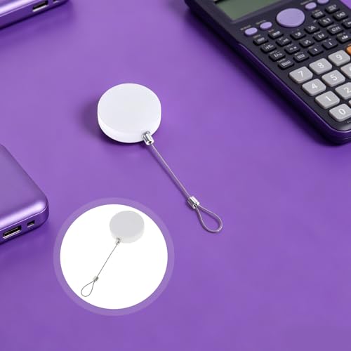 3pcs Retractable Electronic Anti-Theft Cable Lock with Remote Control Security Tether for Retail Display and Compact Design for Office and Showroom Use