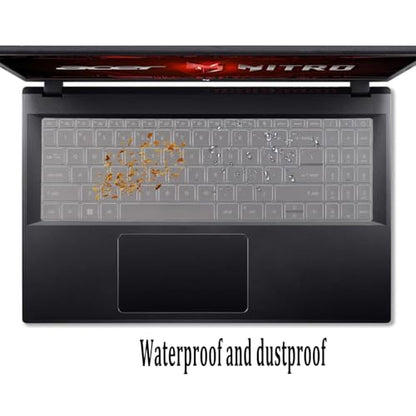 Keyboard Cover for Acer Nitro 5 v15, Acer Nitro v/Nitro 5 Anv15-51 Gaming Laptop 15.6 inch Gaming Laptop Keyboard Skin-TPU