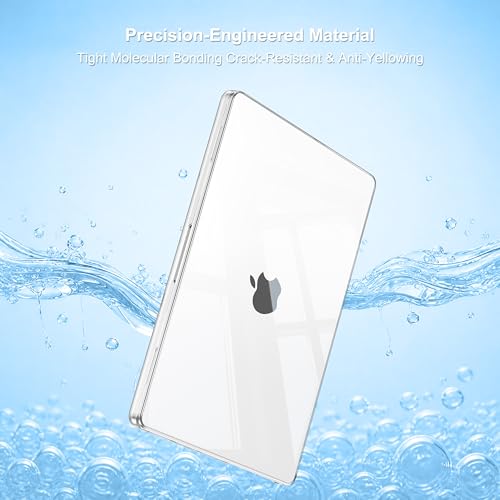 MOSISO Compatible with MacBook Pro 13 inch Case M2 M1, Crystal Clear | Plastic Hard Shell Case Cover 2026-2016A2338 A2251 A2289 A2159 A1989 A1708 A1706 with/without Touch Bar - color: Crystal Clear