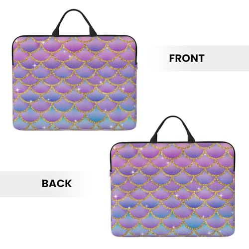 Laptop Case 14 Inch, Soft Shockproof Laptop Sleeve with Handle, Protective Bag - color: Pattern (666)