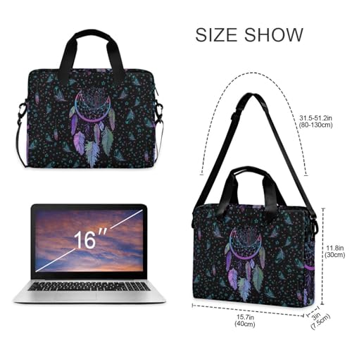 Laptop Case 15.6 inch Computer Bag Waterproof Laptop Briefcase Laptop Bag for Women & Men (color14) - color: Color14