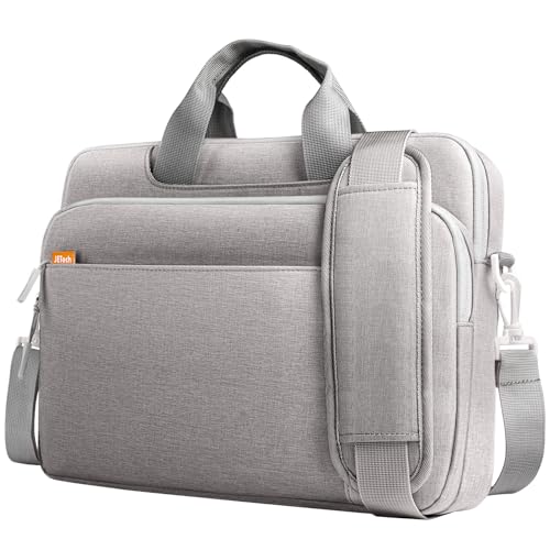 JETech 16 17 17.3 Inch Laptop Bag Case, Waterproof Computer Sleeve Cover Compatible with MacBook Air/Pro 16, Predator Helios 16, ASUS ROG Strix G17, HP Envy 17.3 (Light Grey) - color: Light Grey, size: 16-17 Inch