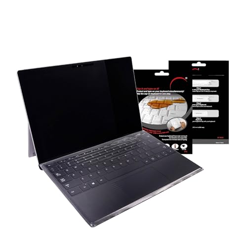 Universal Keyboard Cap [3-Pack] – Ultra Thin Keyboard Cover for Laptop Keyboards, Fits Most 11–17" Models – by Green Onions Supply (Surface Pro) - size: Surface Pro