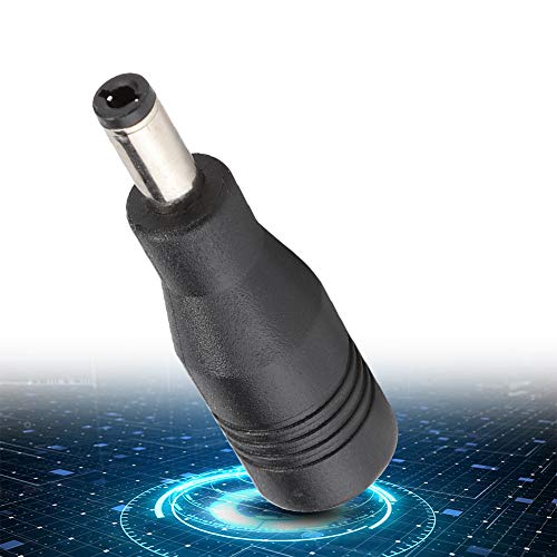 DC Power Adapter Kits 5Pcs, Universal Adapter Plug Converter 7.4mm X 5.0mm to 5.5mm X 2.5mm DC Plug Jack Tips for Power Supply & Testing