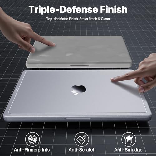 Soonjet for MacBook Pro 16 Inch Case | M5 M4 M3 M2 M1 Pro/Max | 2026–2021 | Matte Clear | Hard Shell | Precision Fit | Like Using It Bare | Fits A3428 A3429 A3186 A3403 A2991 A2780 A2485 - color: Matte Clear
