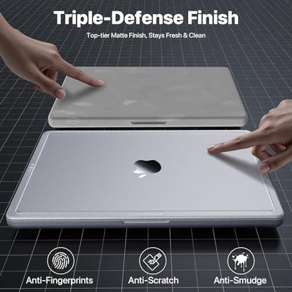 Soonjet for MacBook Pro 16 Inch Case | M5 M4 M3 M2 M1 Pro/Max | 2026–2021 | Matte Clear | Hard Shell | Precision Fit | Like Using It Bare | Fits A3428 A3429 A3186 A3403 A2991 A2780 A2485 - color: Matte Clear