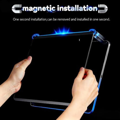 Magnetic Privacy Screen Protector for iPad Air 11 Inch (2024-2026, M2/M3/M4)，Removable & Reusable Anti Glare Anti Blue Light Privacy Shield, Data Confidentiality Shield - size: iPad Air 11 Inch 2024