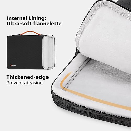 NIDOO 16 inch Laptop Sleeve Carrying Case Computer Bag for 16" Lenovo ThinkBook 16 Gen 7/ 16p E16 L16 T16 Z16/ 15" ThinkBook 15 Gen 4/16.3" Dell XPS 16/16" MacBook Pro M4 M3/ HP ASUS Samsung - color: Black, size: 16 Inch