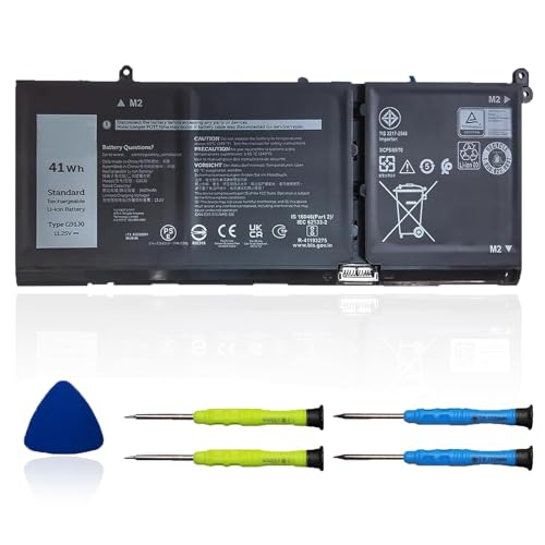 41Wh G91J0 Battery Replacement for Dell Latitude 3320 3330 3420 3430 3530 Inspiron 3511 3515 3520 3525 3530 3535 5310 5410 5415 5418 5430 5435 Vostro 5620 5625 11.25V - size: 8.39*3.50*0.22 inch G91J0