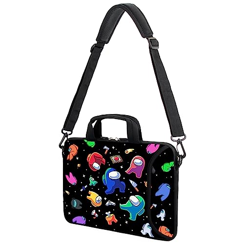 15" laptop sleeve laptop bag chromebook case adjustable shoulder strap with handle accessory pocket for men women (RYD-15-3) - color: Ryd-15-3