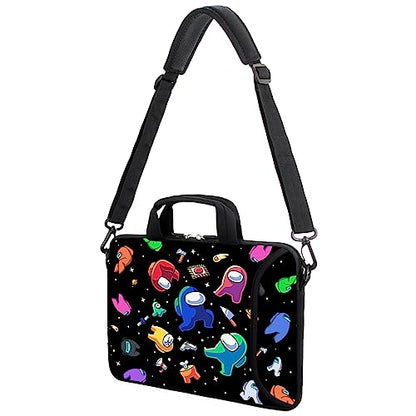 15" laptop sleeve laptop bag chromebook case adjustable shoulder strap with handle accessory pocket for men women (RYD-15-3) - color: Ryd-15-3
