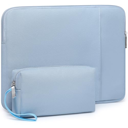 HYZUO 13 Inch Laptop Case Sleeve Bag Set for MacBook Air M5, Pale Blue | for MacBook Air 13 M5-M1 A3449 2026-2018, MacBook Neo 13, MacBook Pro 13 M2/M1 2026-2016, iPad Pro/Air 13, XPS 13,Surface Pro - color: Pale Blue, size: 13 Inch