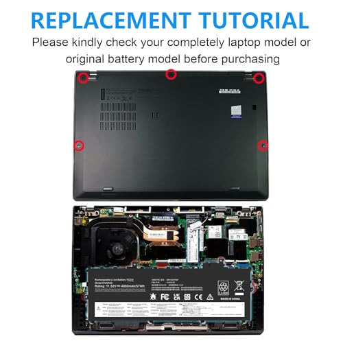 Fancy Buying 01AV430 01AV494 SB10K97587 Battery Replacement for Lenovo ThinkPad X1 Carbon 5th Gen 2017 6th Gen 2018 Series 01AV429 SB10K97586 01AV431 SB10K97588 01AV494 SB10K97586 - size: 11*4*0.2inch 01AV430