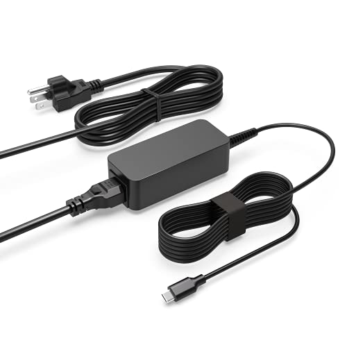 45W Fast Charging USB C Charger Replacement for Thinkpad X1 Carbon Tablet Yoga Series Yoga 6 9 720 910 Laptop - (Passed UL Safety Certification)