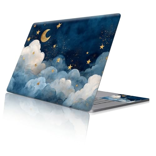 Reusable Universal Laptop Skin Sticker, Cut to Fit for 11.6–15.6 Inch Laptops, Waterproof Protective Film, No-Residue - Star Clouds - color: Star Clouds