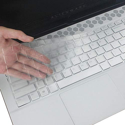 Keyboard Cover for Dell Alienware M17 R4 R3 R2 Gaming Laptop, Dell G7 17 7700 Gaming Laptop (Not fit for Dell Alienware 17 R5/Old Alienware M17/Alienware M17 R4 Cherry)-TPU