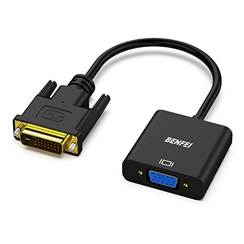 BENFEI Active DVI-D to VGA Adapter, DVI-D 24+1 to VGA Male to Female Adapter - color: 1 Pack