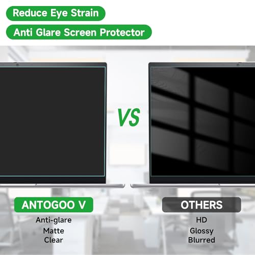 2 Pcs 17.3 Inch Anti Blue Light Screen Protector, Reduce Eye Strain Matte Anti Glare Computer Screen Cover, Blue Light Blocking Screen Protector for HP/Lenovo/Dell/ASUS/Acer/Samsung 17.3’’ with 16:9 - size: 17.3 inch with 16:9 aspect ratio