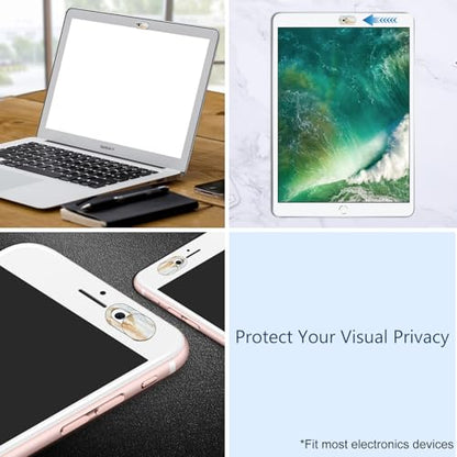 Webcam Cover, Camera Privacy Cover Slide for Laptop/Cell Phone/iPad/PC/Tablet, Protect Your Privacy and Security, 5 Pcs, Marble - color: Marble