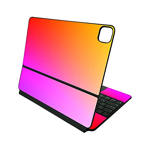 MightySkins Skin Compatible with Apple Magic Keyboard for iPad Pro 12.9" (3rd-6th Generation) - Sunset Blur | Protective, Durable, and Unique Vinyl Decal wrap Cover | Easy to Apply | Made in The USA - color: Sunset Blur