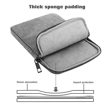 MoKo 9-11 Inch Tablet Sleeve Bag Padded Protetive Carrying Case | Fits New 11inch iPad Air M4, iPad A16 2025, iPad Pro 11 M4, Air 5/4/3, iPad 10/9/8th Gen, Tab S8/S9 11", Light Gray - color: Light Gray, size: 9-11 inch