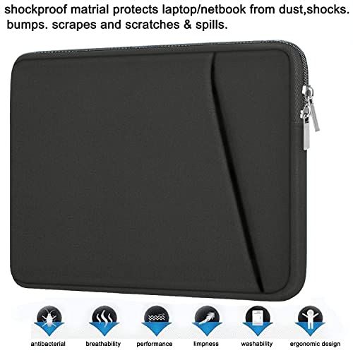 Askuko Laptop Sleeve 14 inch, Durable Carrying Bag Shockproof Protective Case Cover, Handbags Briefcase Laptop Bag Compatible with 14" MacBook Air/Pro HP Asus Lenovo Notebook Computer, Grey - color: Gray, size: 14 inch