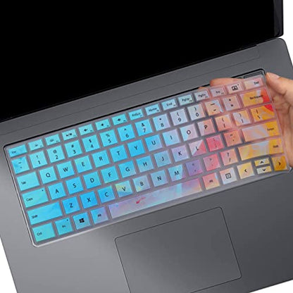 Colorful Keyboard Cover for Microsoft Surface Book 3/2, Surface Laptop 5/4/3 13.5" 15" - Protective Skin - color: Colorful