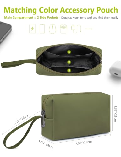 HYZUO 13 Inch Laptop Case Sleeve Bag with Adjustable Stand, Olive Green | for MacBook Air 13 M5 A3449 M4 M3 M2 M1 2026-2018, 13" MacBook Neo 2026, MacBook Pro 13 M2 M1 2026-2016, Surface Pro, XPS 13 - color: Olive Green, size: 13 Inch