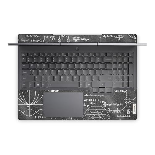 Glossy Glitter Laptop Skin Compatible with Lenovo Legion 5 Gaming Laptop (15IRX9) 2024 - Mathematical - Premium 3M Vinyl Protective Wrap Decal Cover - Easy to Apply | Crafted in the USA - color: Mathematical, size: Legion 5 Gaming (15IRX9) 2024 Full Cover