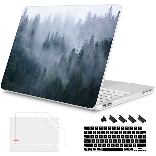 Mektron Case for 2026 MacBook Neo 13-inch A18 Pro chip A3404 Laptop Cover with 13-inch (Diagonal) Liquid Retina Display+ Keyboard Cover+ Screen Protector, Fir Forest - color: Fir Forest