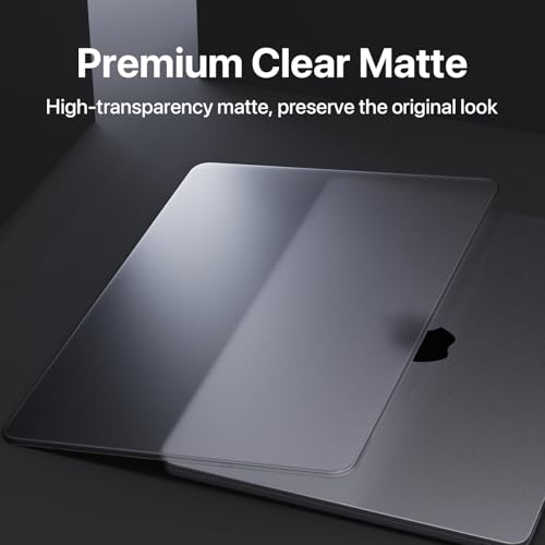 Macaset for MacBook Air 15 inch Case M5 M4 M3 M2 2026-2023 Mac Laptop Cover | Matte Clear, Protective Hard Shell, Anti Fingerprint & Scratch, Crack Resistant, Close Seamlessly, Ultra Thin, Snap on Fit - color: Matte Clear