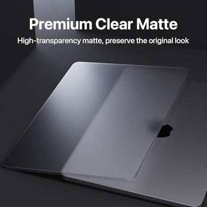Macaset for MacBook Air 15 inch Case M5 M4 M3 M2 2026-2023 Mac Laptop Cover | Matte Clear, Protective Hard Shell, Anti Fingerprint & Scratch, Crack Resistant, Close Seamlessly, Ultra Thin, Snap on Fit - color: Matte Clear