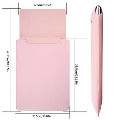 13.3-14" Laptop Sleeve, Padded Laptop Case, Thin Portable Case Bag - Compatible with 2022 Pro 14 inch/2015 Pro 13.3 inch/2015 Air 13.3 inch (Light Pink) - color: Light pink