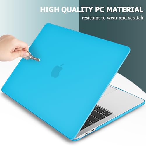 May Chen for MacBook Pro 16 Inch 2019 Release Model:A2141,Hard Shell Case Cover Screen Protector & Keyboard Cover for MacBook Pro 16 Retina with Touch ID & Touch Bar - Light Blue - color: Light blue