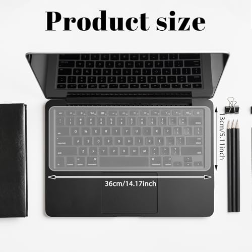 Universal Keyboard Protector Cover Skin for Laptop Notebook 15" 15.6" 16" Anti Dust Waterproof Keyboard Covers (13.7" x 5")