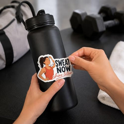 10Pcs Personal Trainer Stickers Fitness Motivation Vinyl Decals Waterproof Personal Trainer Sticker Pack for Laptop Water Bottle Journal, Gym Gift for Trainers Clients Athletes - color: Personal Trainer