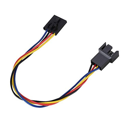 DC Power Cable Kit with 5 Interchangeable Adapters Pin to 4 Converter Fan Cooler Compatible Cord for Laptop Router LED Strip