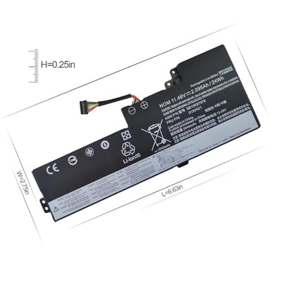 T470 T480 01AV421 01AV489 Internal Battery Replacement for ThinkPad T470 T480 A475 A485 TP25 Series Laptop, Compatible with 01AV419 01AV420 SB10K97577 SB10K97576 SB10K97578 Notebook.