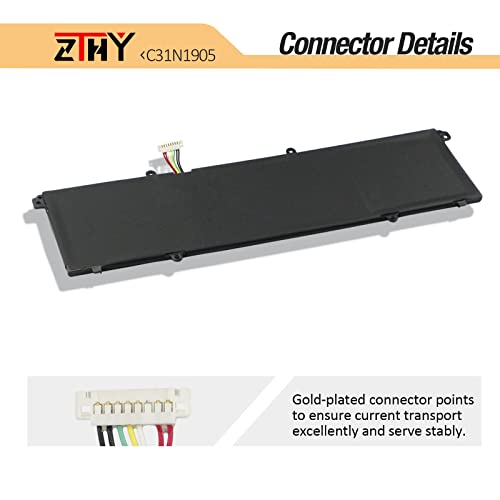 50Wh C31N1905 Battery Replacement for Asus Adolbook13 Dolbook14 2020 VivoBook S13 S333 S333JA S333EA S330 S330FA S14 S433 S433F S433FA S433FL S433EA M433 M433IA S15 S533FA S533FL M533 M533IA D533 K533 - size: 11.22*3.35*0.2 inch C31N1905
