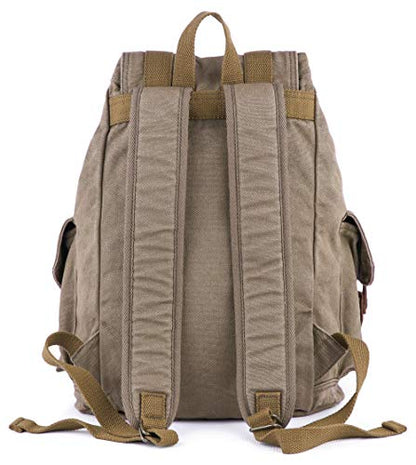 GOOTIUM 21101AMG-S Specially High Density Thick Canvas Backpack Rucksack, Field Tan, Small - color: Field Tan, size: Small